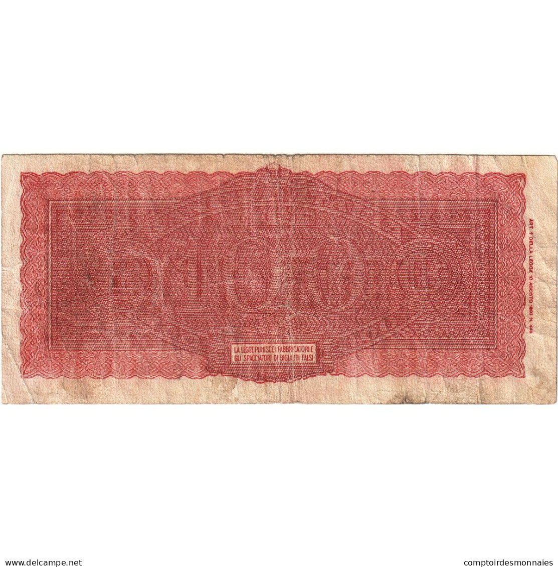 Italie, 100 Lire, 1943, 1943-10-07, KM:75a, TB - 100 Liras