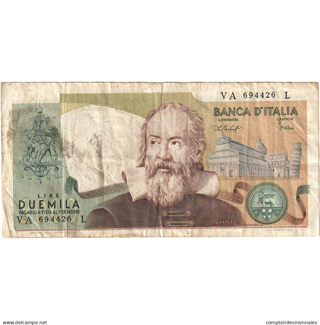 Italie, 2000 Lire, 1973, 1973-09-10, KM:103a, TB - 2000 Liras