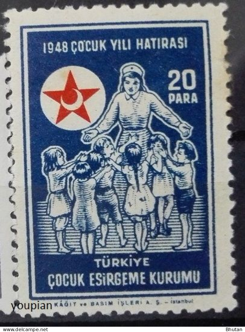 Türkiye 1958, Charity Stamp, MNH Single Stamp - Ungebraucht