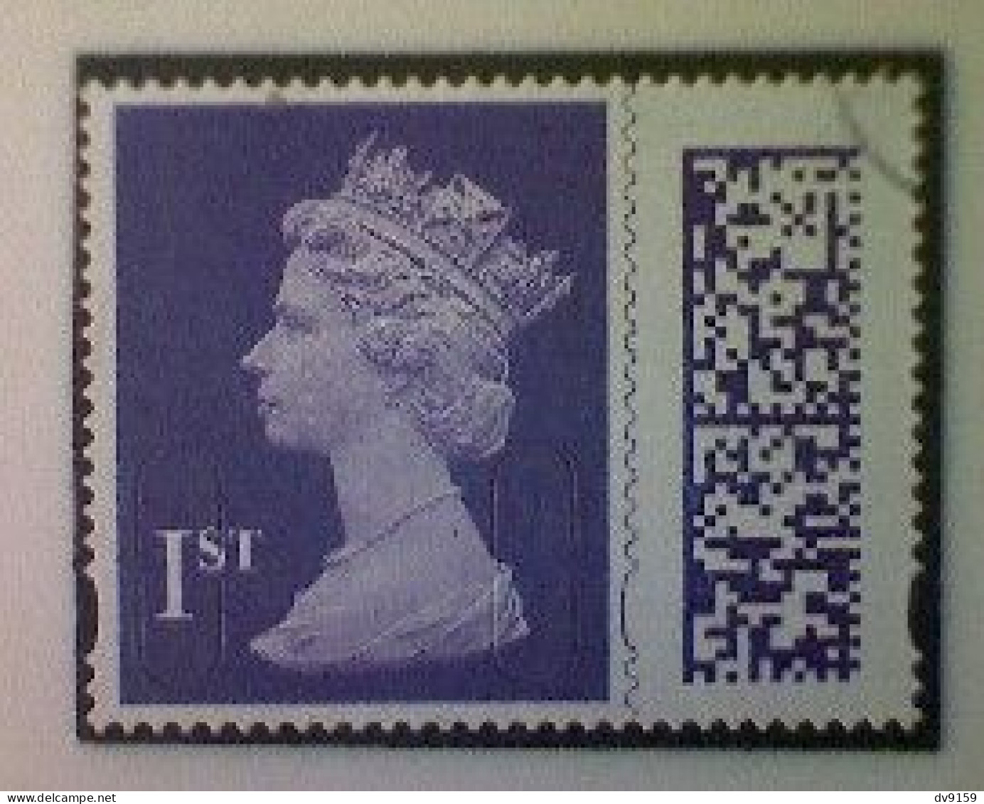 Great Britain, Scott MH501, Used (o), 2022 Machin, Queen Elizabeth II, 1st, Violet - Machins