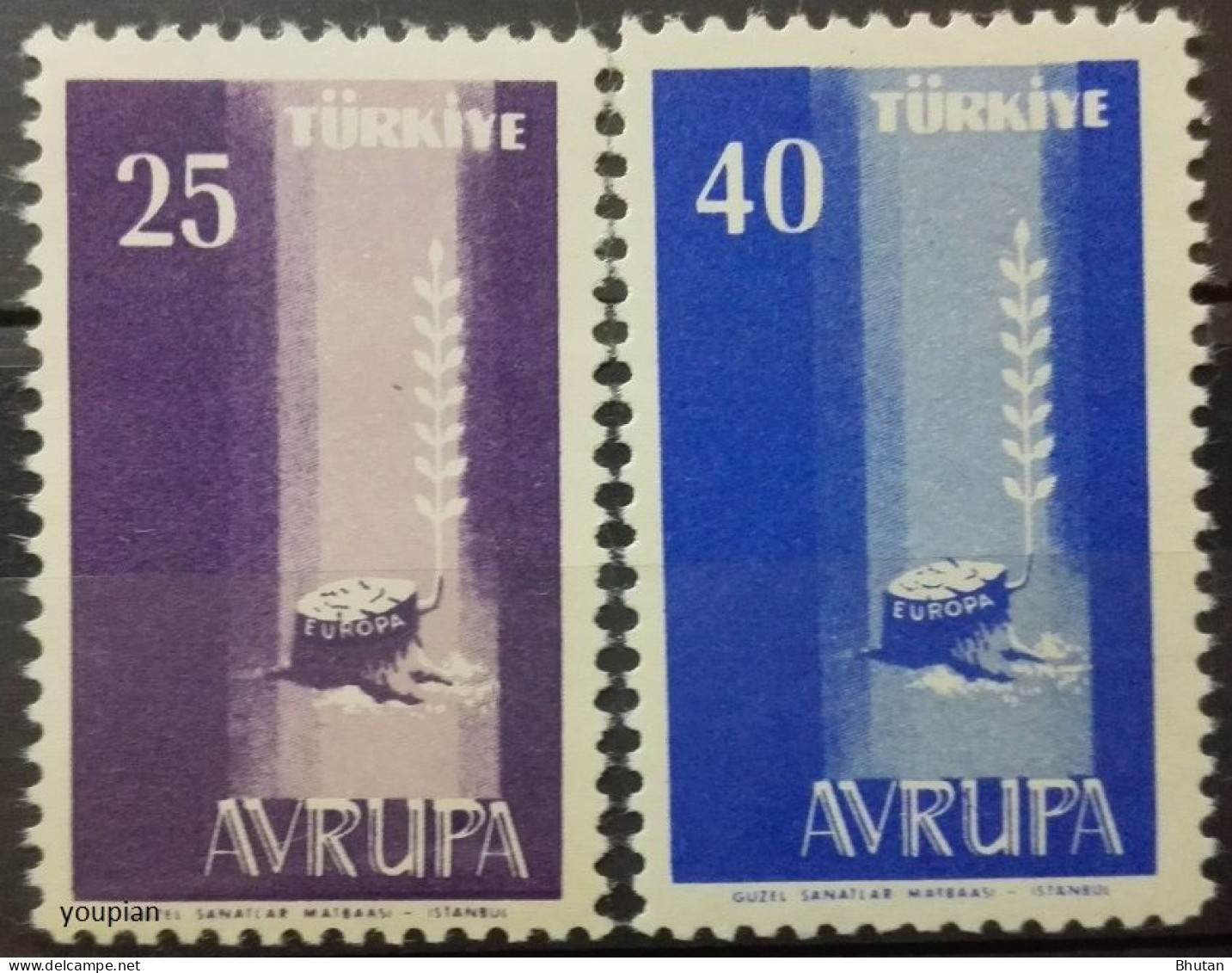 Türkiye 1958, Europa, MNH Single Stamp - Neufs