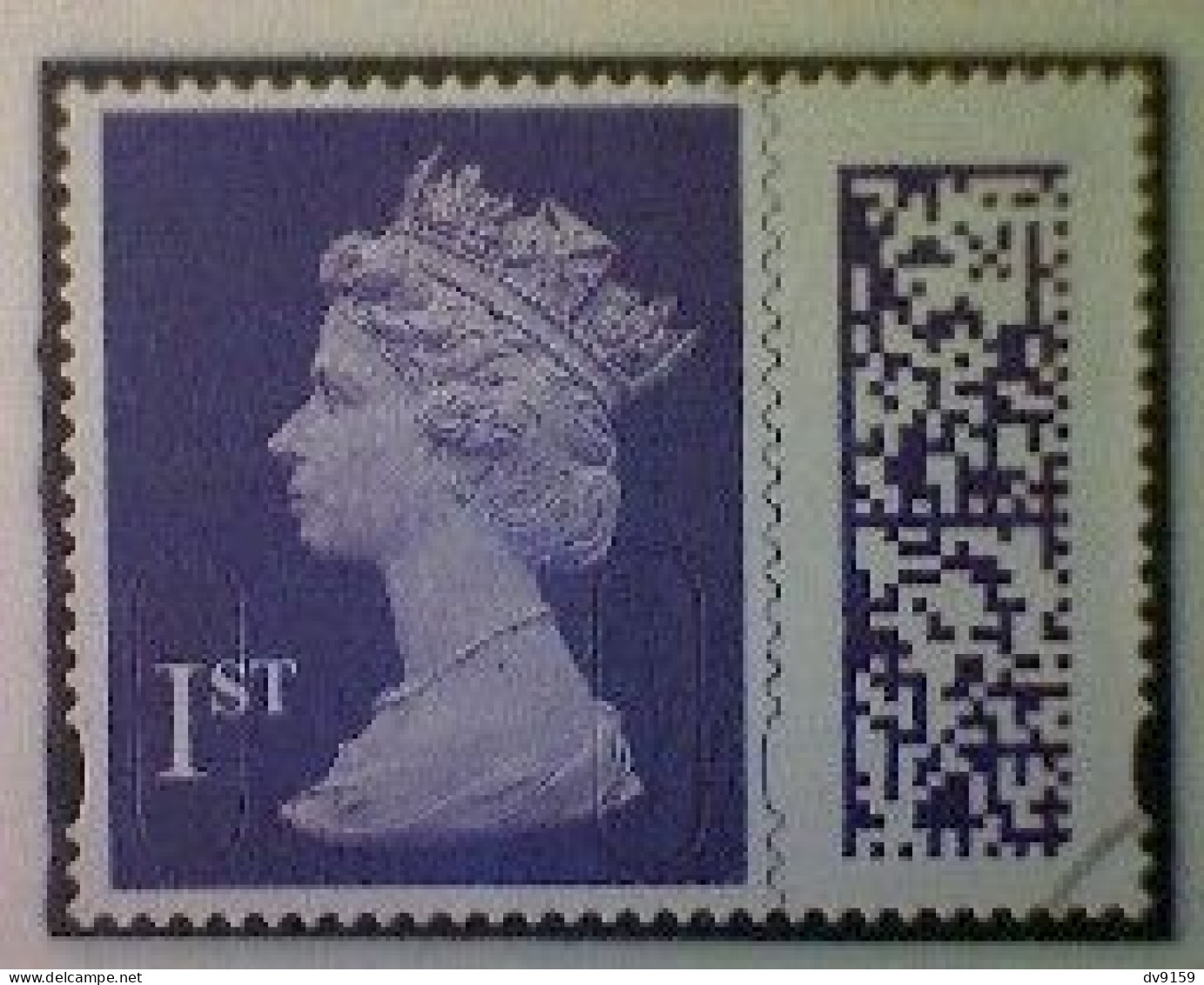 Great Britain, Scott MH501, Used (o), 2022 Machin, Queen Elizabeth II, 1st, Violet - Machins