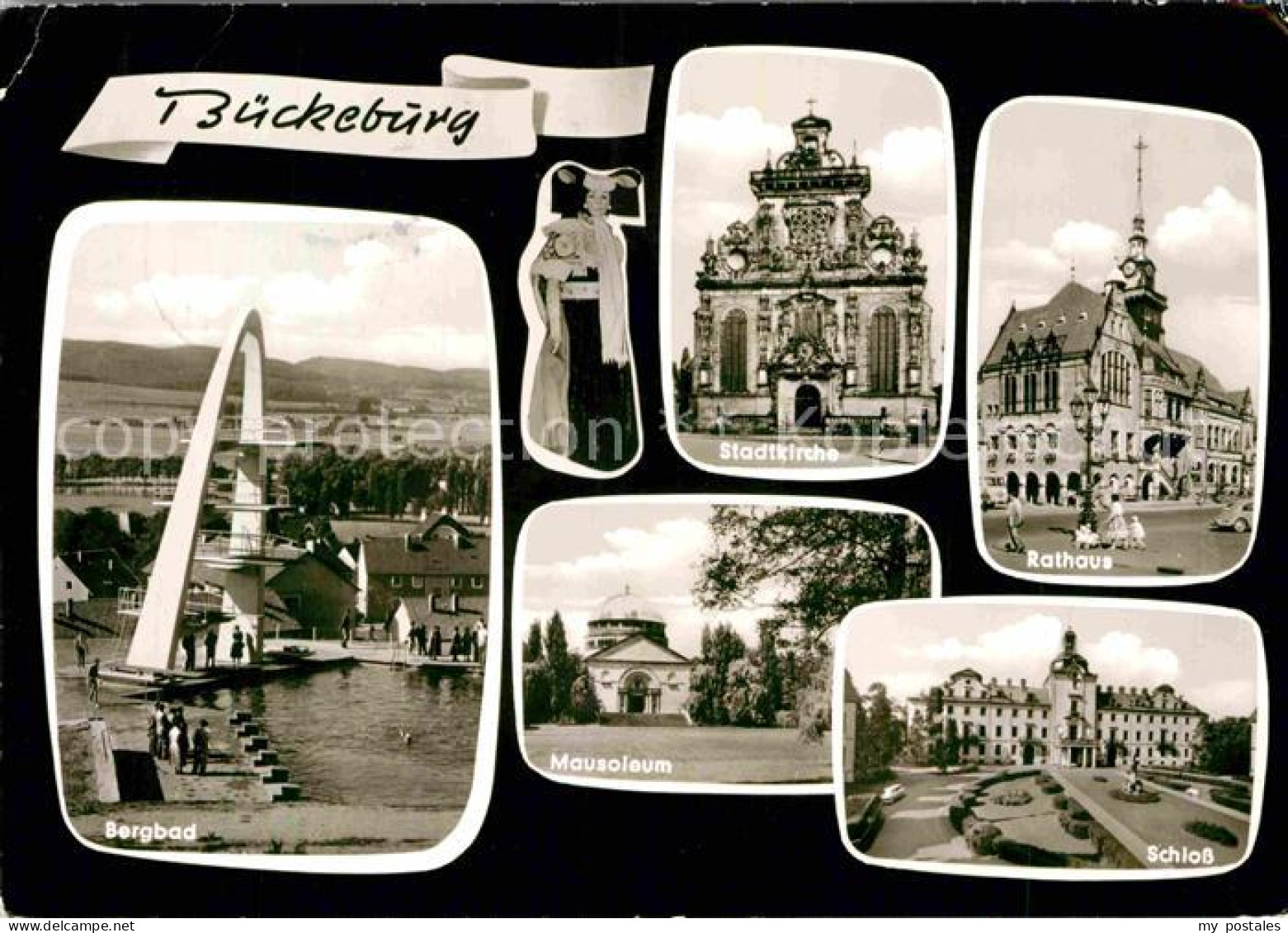 72821505 Bueckeburg Stadtkirche Bergbad Schloss Mausoleum Rathaus Bueckeburg - Bueckeburg