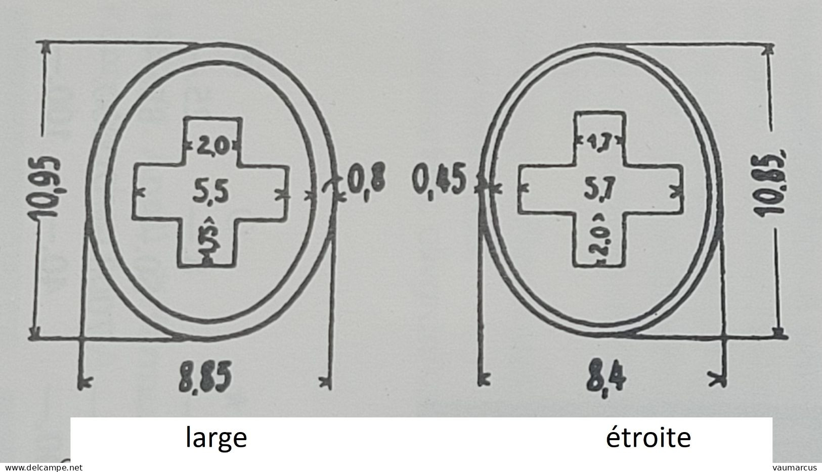 Zu  60B / Mi 52Y / YT 65 Marque De Contrôle "ovale étroite* ** / MNH SBK 60 CHFVoir Scan Recto/verso + Description - Ongebruikt