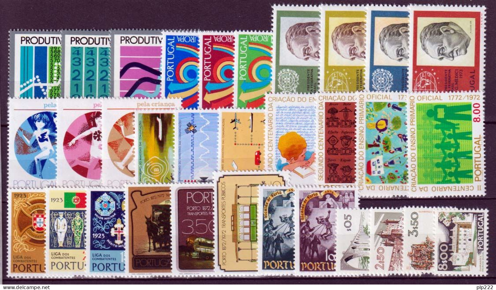 Portogallo 1973 Annata Completa / Complete Year Set **/MNH VF - Ganze Jahrgänge