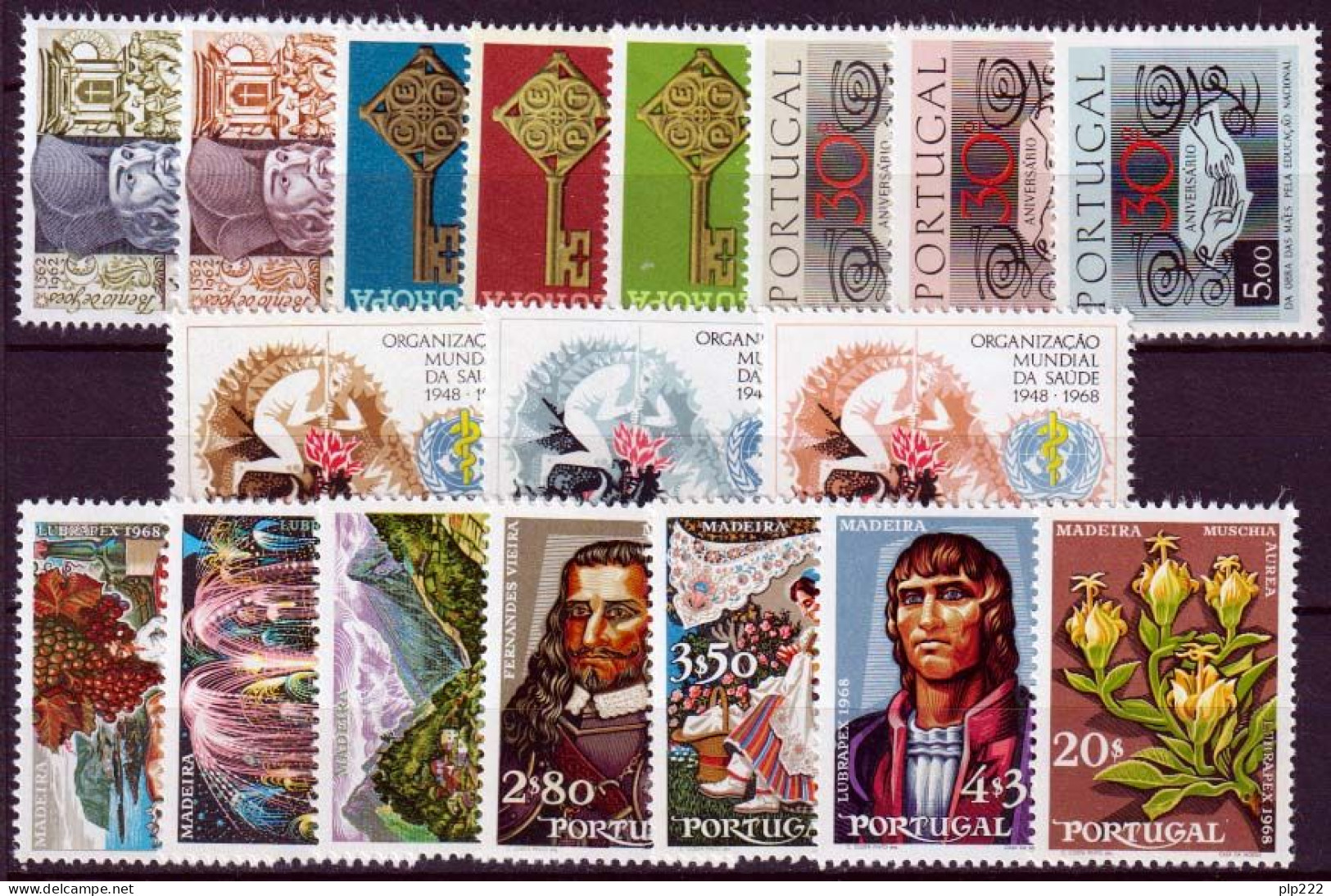 Portogallo 1968 Annata Completa / Complete Year Set **/MNH VF - Volledig Jaar