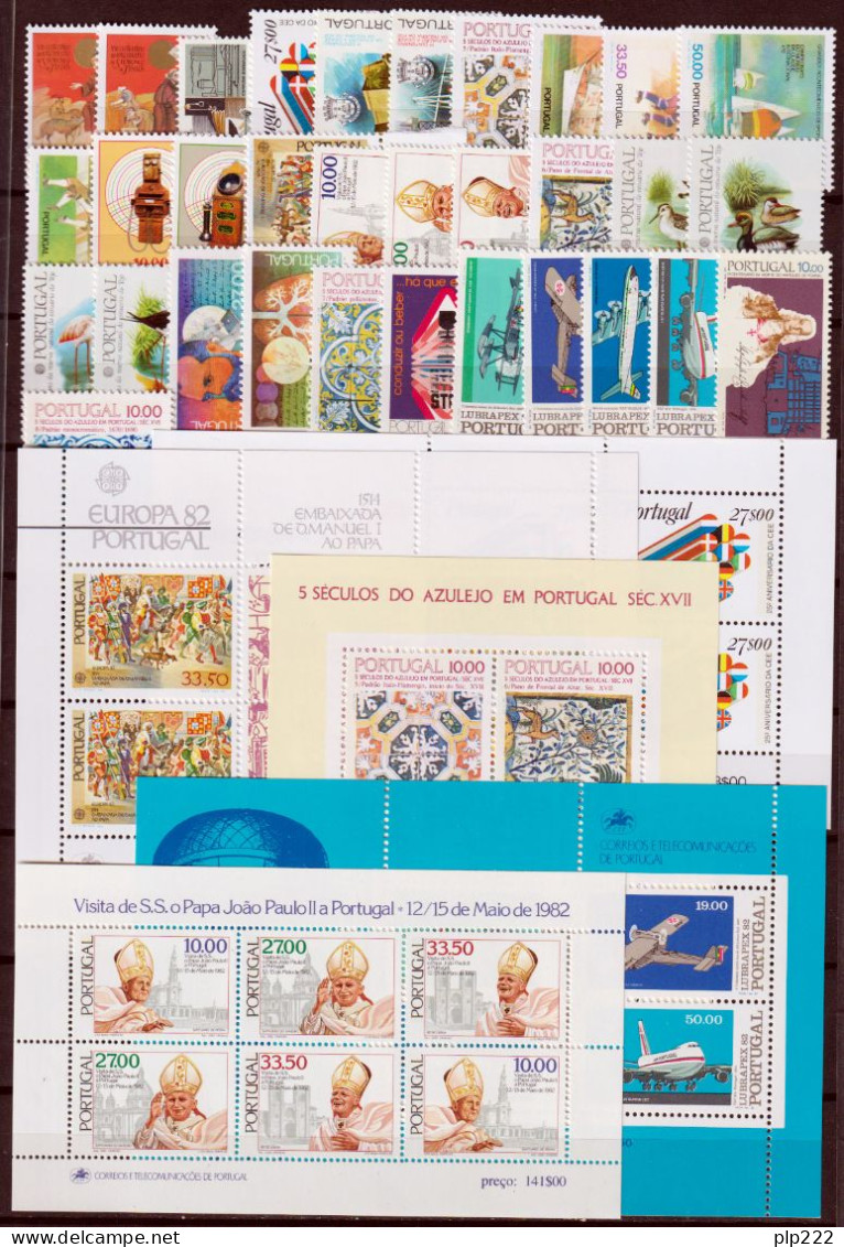 Portogallo 1982 Annata Completa / Complete Year Set **/MNH VF - Volledig Jaar