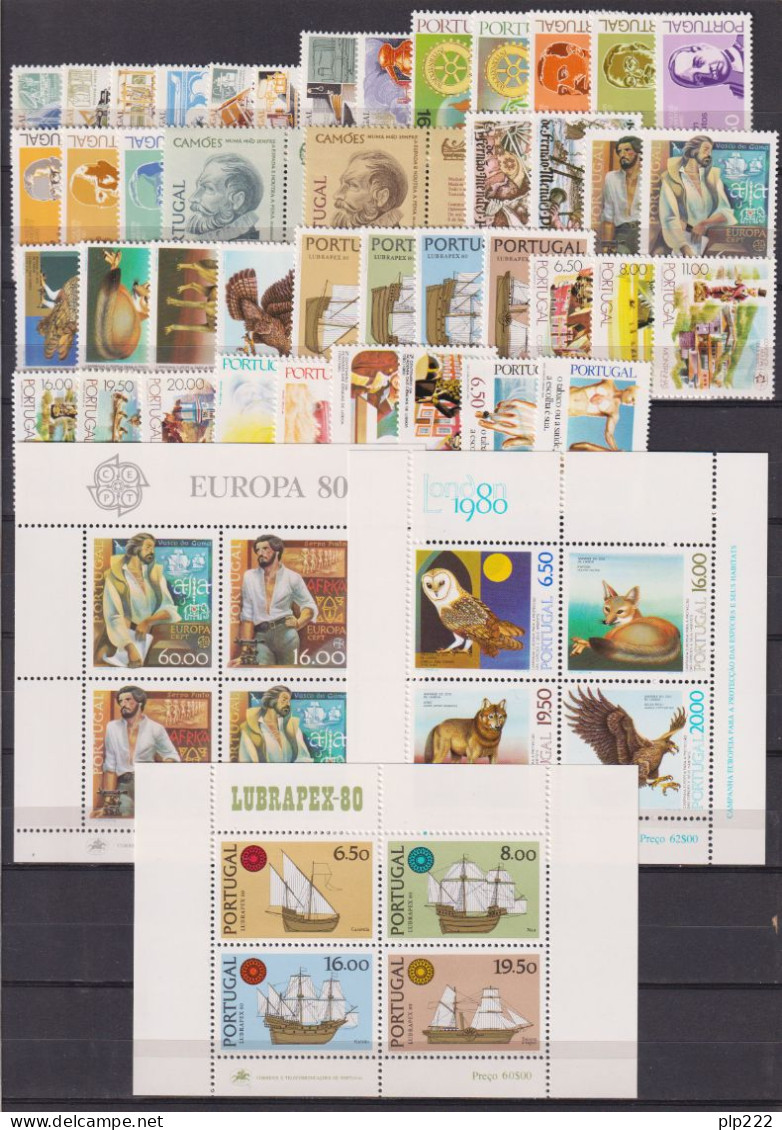 Portogallo 1980 Annata Completa / Complete Year Set **/MNH VF - Annate Complete