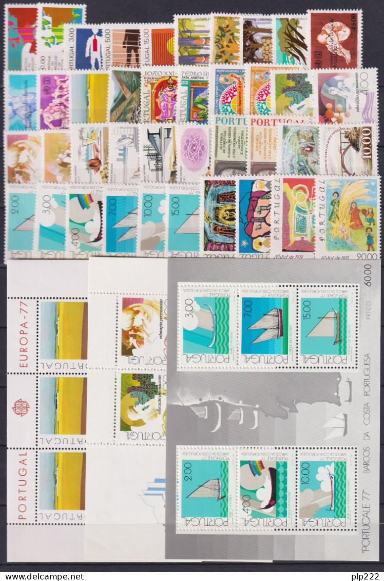 Portogallo 1977 Annata Completa / Complete Year Set **/MNH VF - Full Years