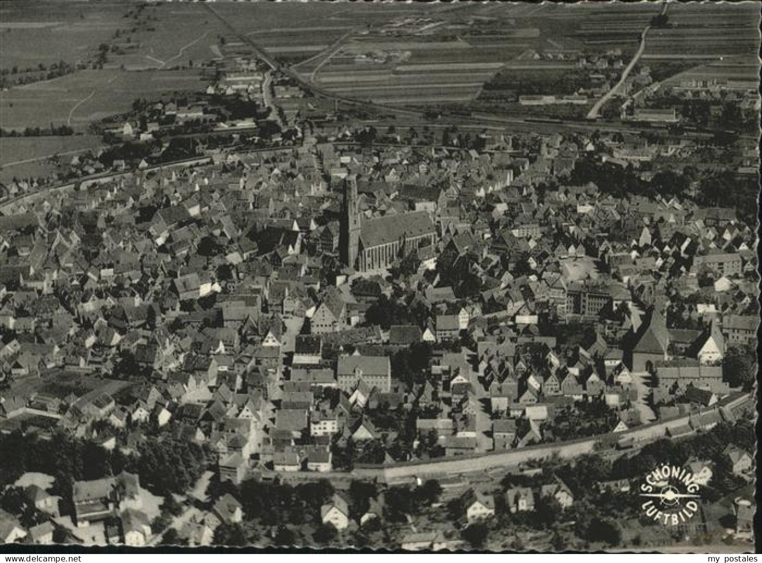 41086103 Noerdlingen Fliegeraufnahme  Noerdlingen - Noerdlingen