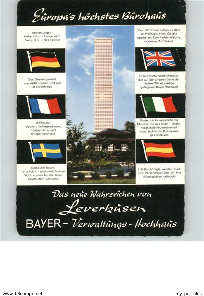 41085701 Leverkusen Bayer-Hochhaus Leverkusen - Leverkusen