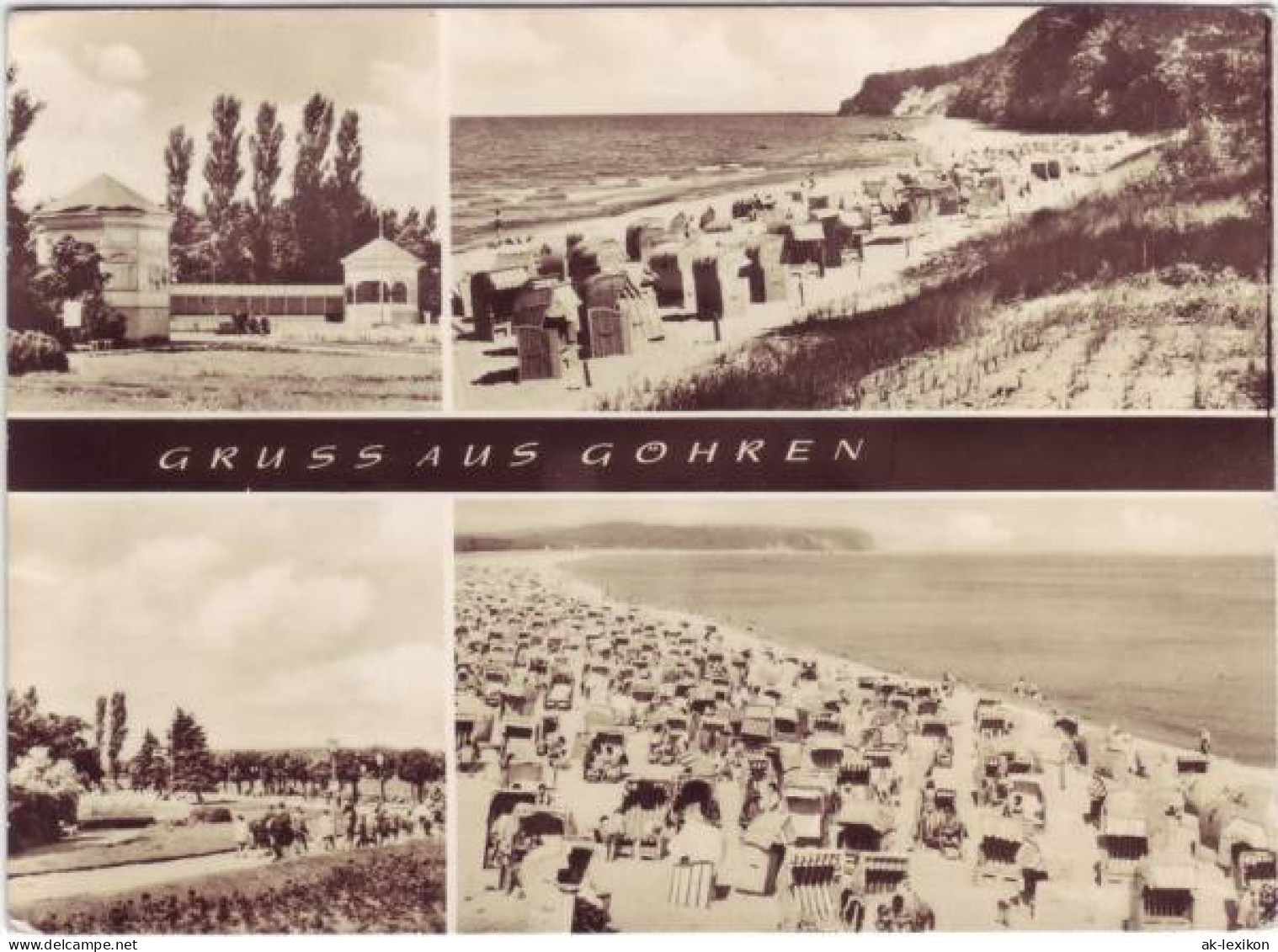 Ansichtskarte Göhren (Rügen) Strand -Ansichten 1971 - Göhren