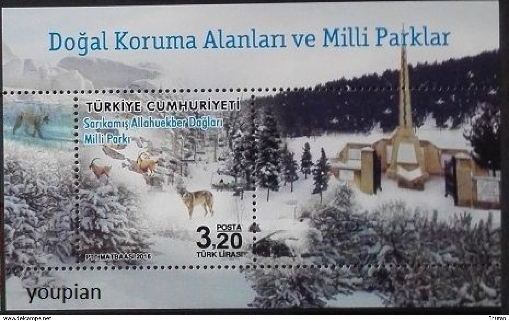 Türkiye 2016, National Parks, MNH S/S - Nuovi