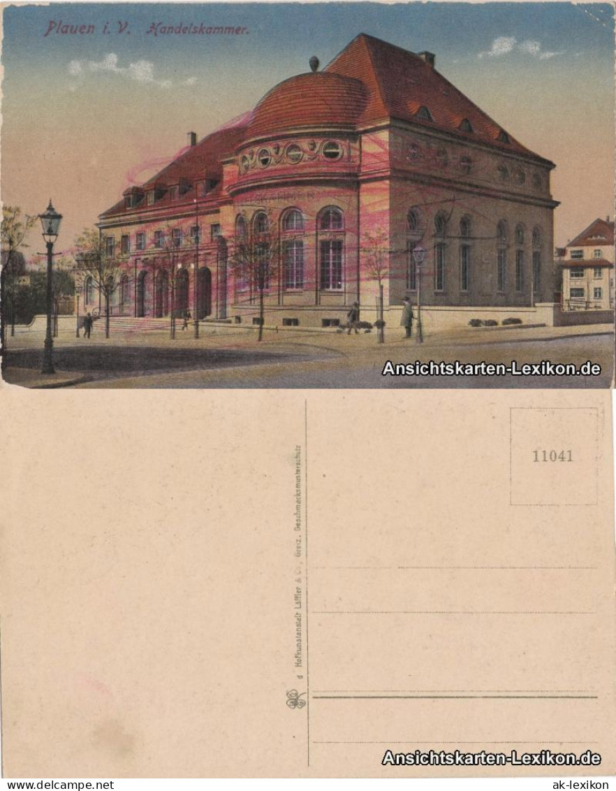 Ansichtskarte Plauen (Vogtland) Handelskammer 1914 - Plauen