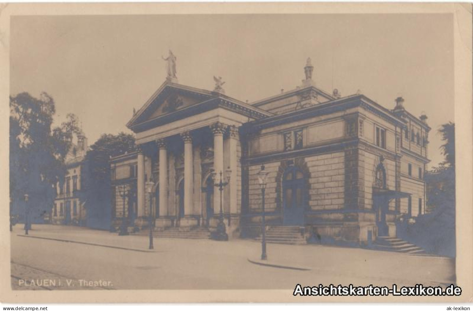 Ansichtskarte Plauen (Vogtland) Theater - Foto AK 1926 - Plauen