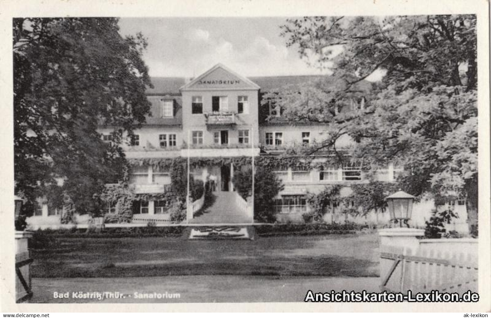 Ansichtskarte Bad Köstritz Sanatorium 1958 - Bad Koestritz