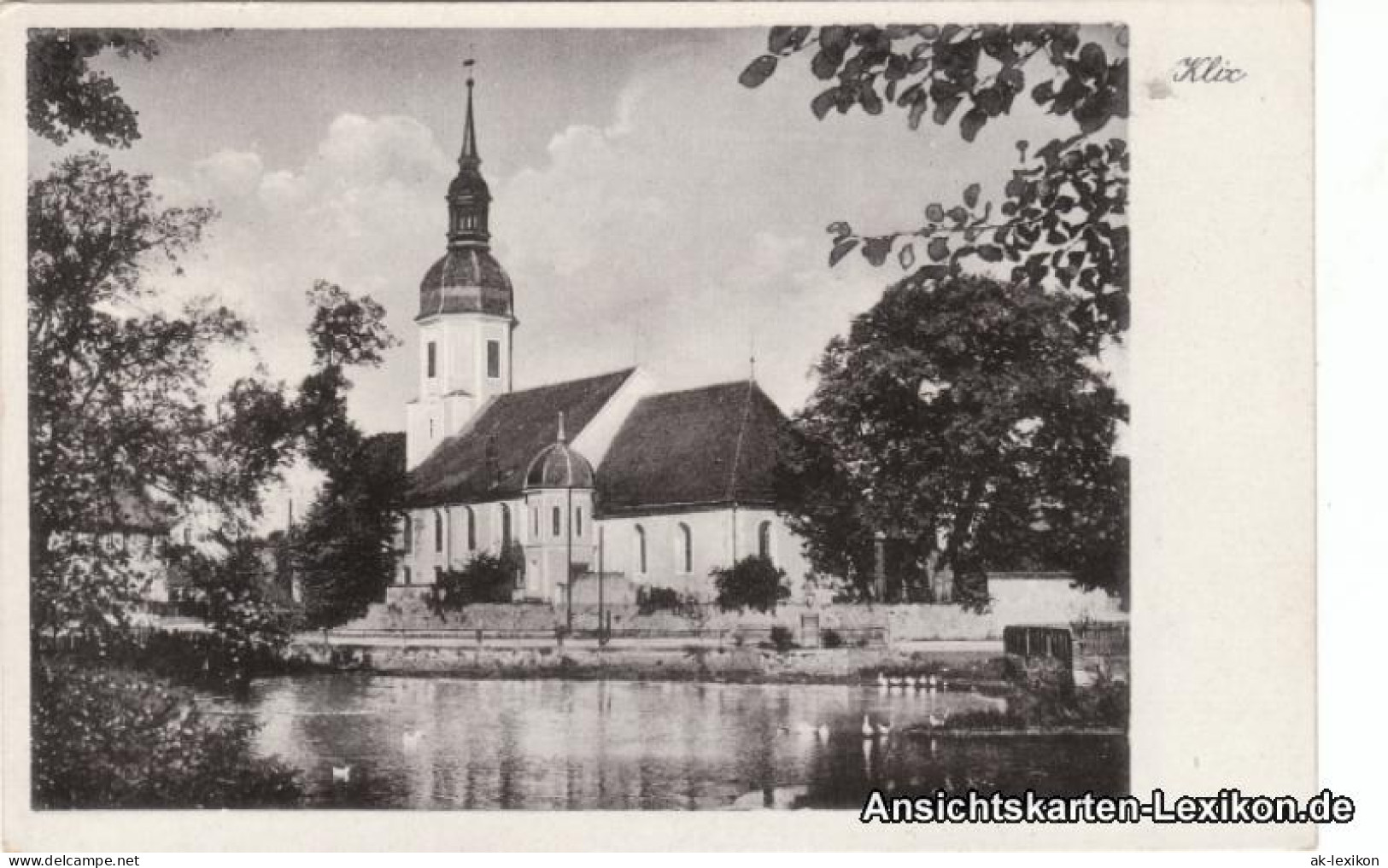 Ansichtskarte Klix-Großdubrau Wulka Dubrawa Kirche 1958 - Grossdubrau Wulka Dubrawa
