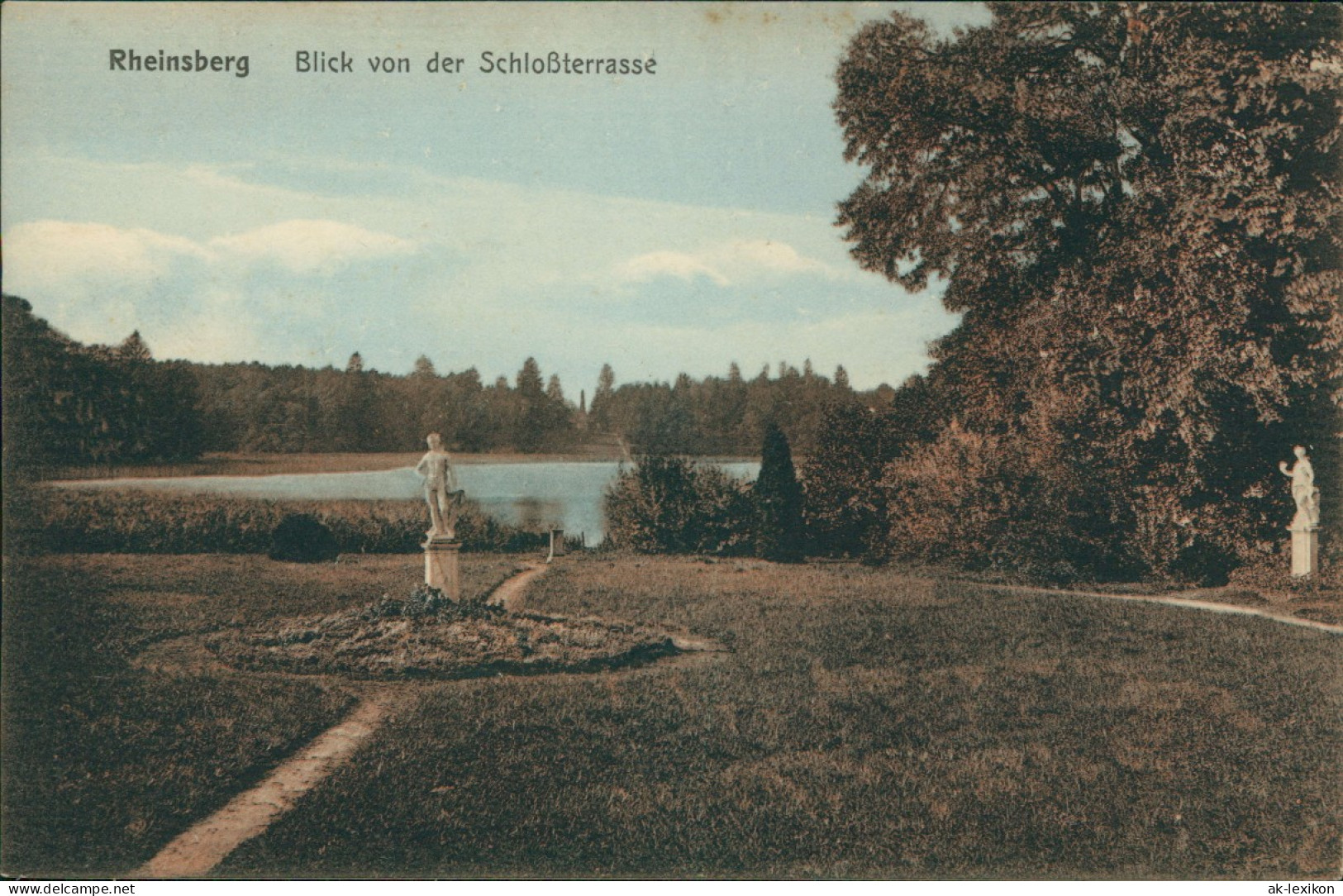 Ansichtskarte Rheinsberg Blick Von Der Schloßterrasse 1910 - Rheinsberg