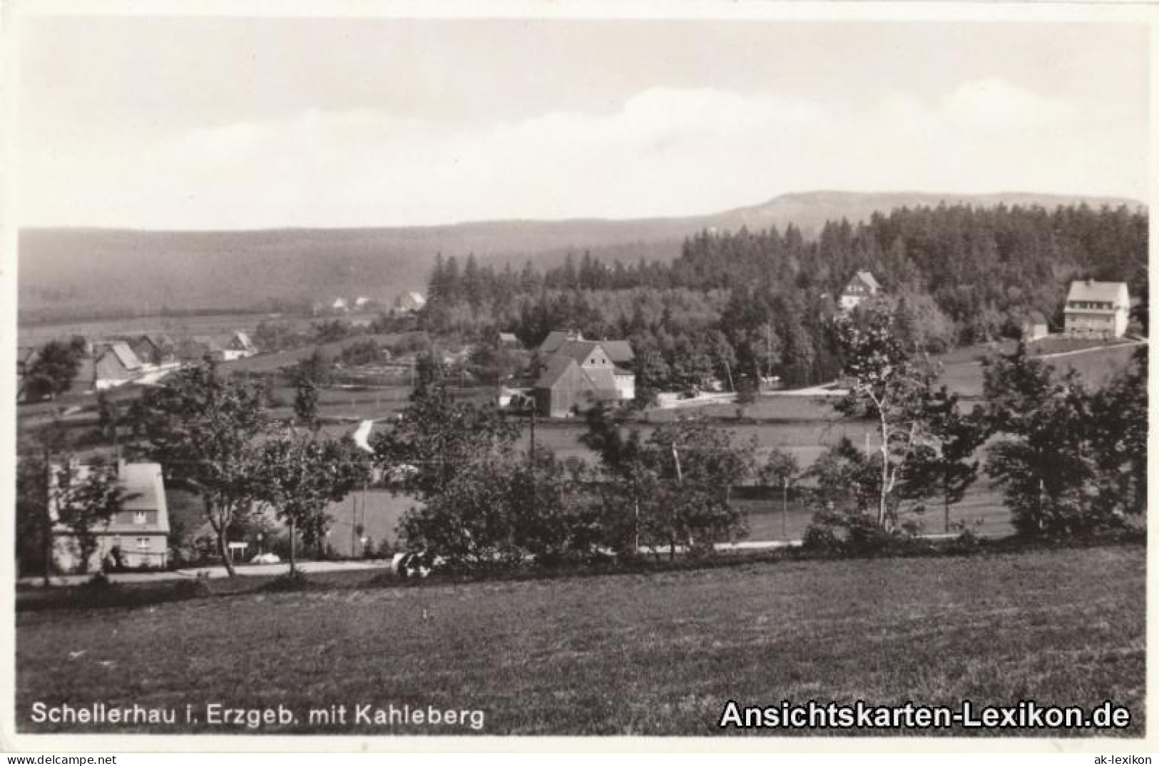 Schellerhau-Altenberg (Erzgebirge) Schellerhau Mit Kahleberg 1937 - Schellerhau