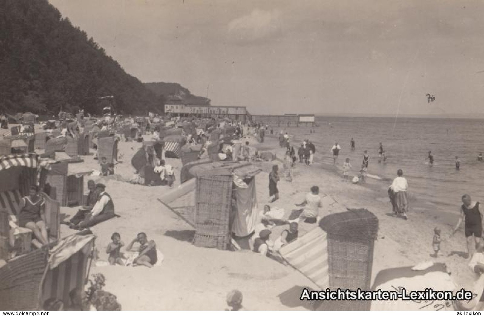 Ansichtskarte Sellin Familienbad - Foto AK 1929 - Sellin