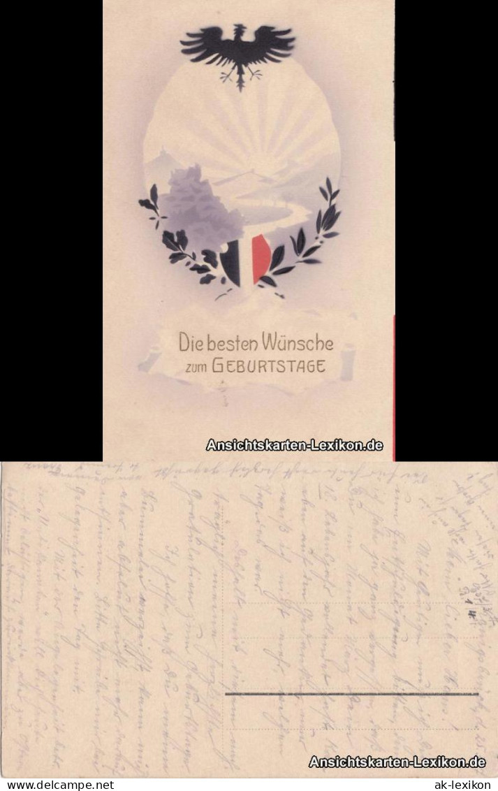 Ansichtskarte  Die Besten Wünsche Zum GEBURTSTAGE 1917 - Geburtstag