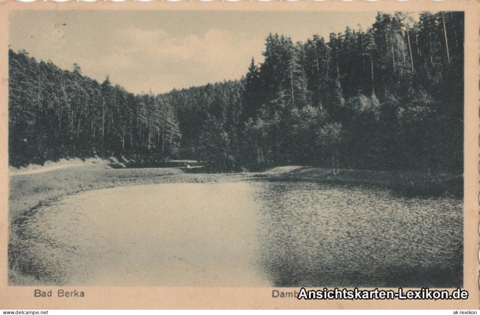 Ansichtskarte Bad Berka Dambachsgrund (Ehrenhaingelände) 1930 - Bad Berka