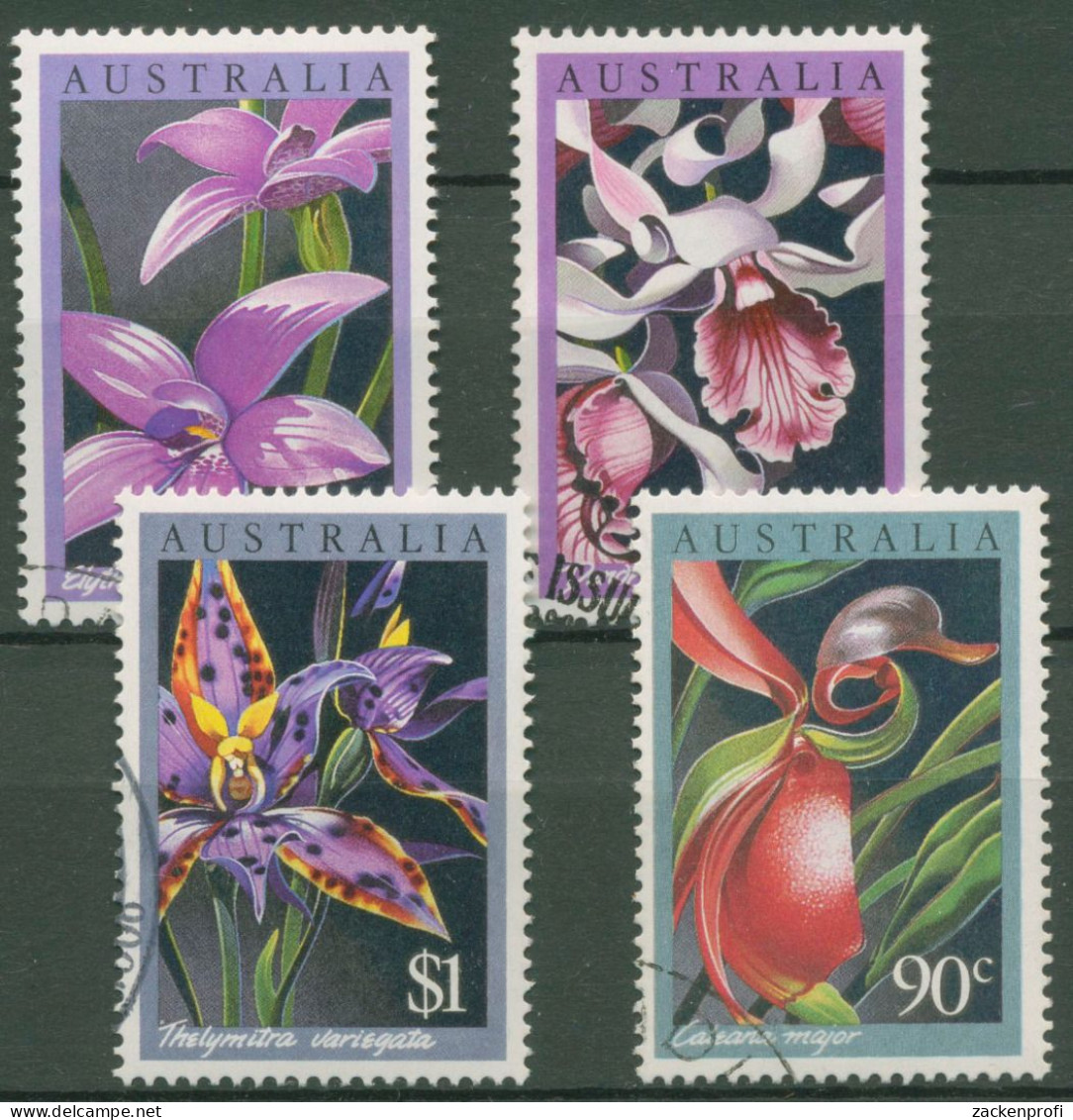 Australien 1986 Orchideen 997/00 Gestempelt - Used Stamps