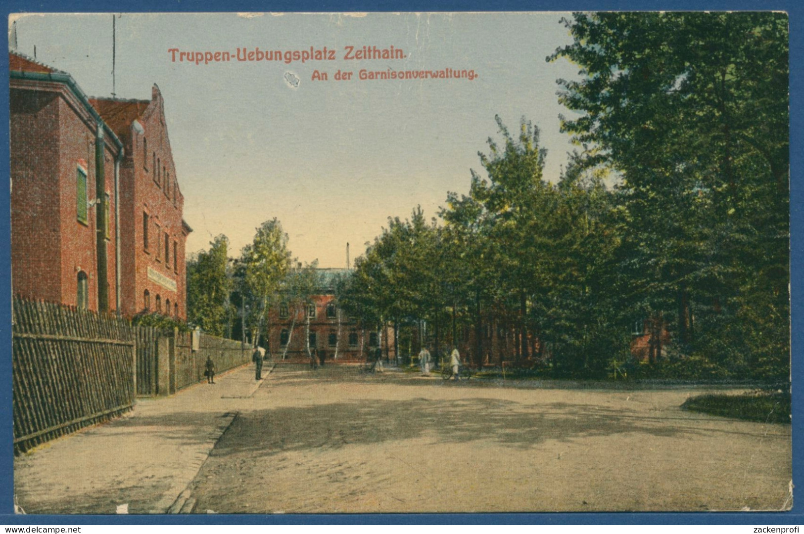 Zeithain Truppenübungsplatz, Gelaufen 1916 Als Feldpost (AK2702) - Zeithain