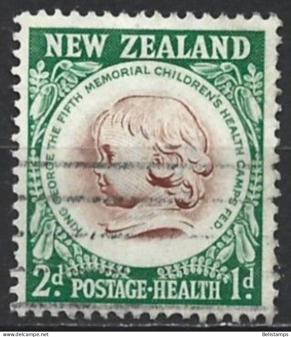 New Zealand 1955. Scott #B47 (U) Child's Head - Oficiales