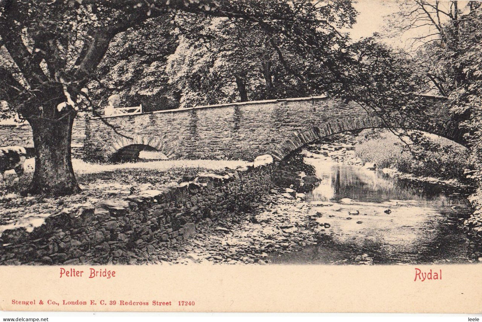 BW23. Vintage Undivided Postcard.   Pelter Bridge, Cumbria - Other & Unclassified