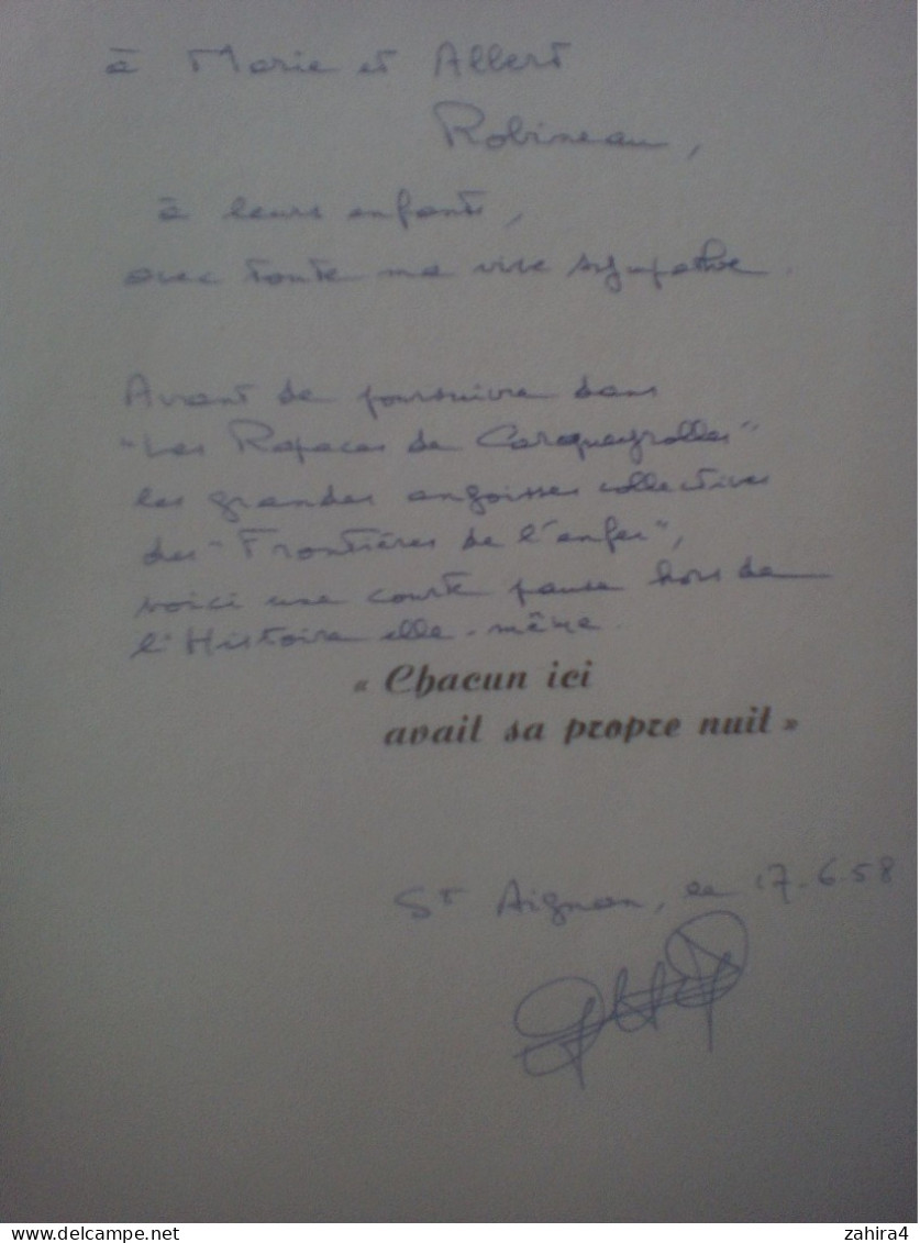 Georges-Henri Guiraud Hélène Des Marais Roman La Nef De Paris éditions Bibliothèque D'un Ancien Instituteur De Moissac - Livres Dédicacés