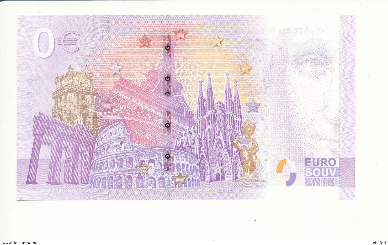 Billet Touristique  0 Euro  - CHÂTEAU ROYAL DE BLOIS - UEAJ - 2023-6 - N° 3959 - Autres & Non Classés