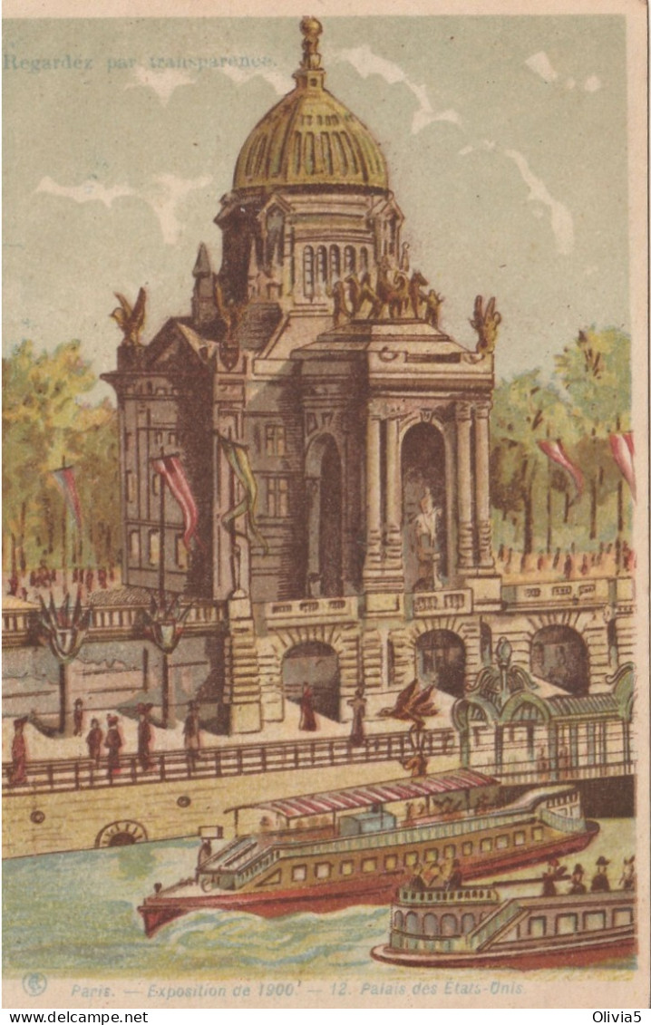 PARIS - EXPOSITION DE 1900 - Contre La Lumière