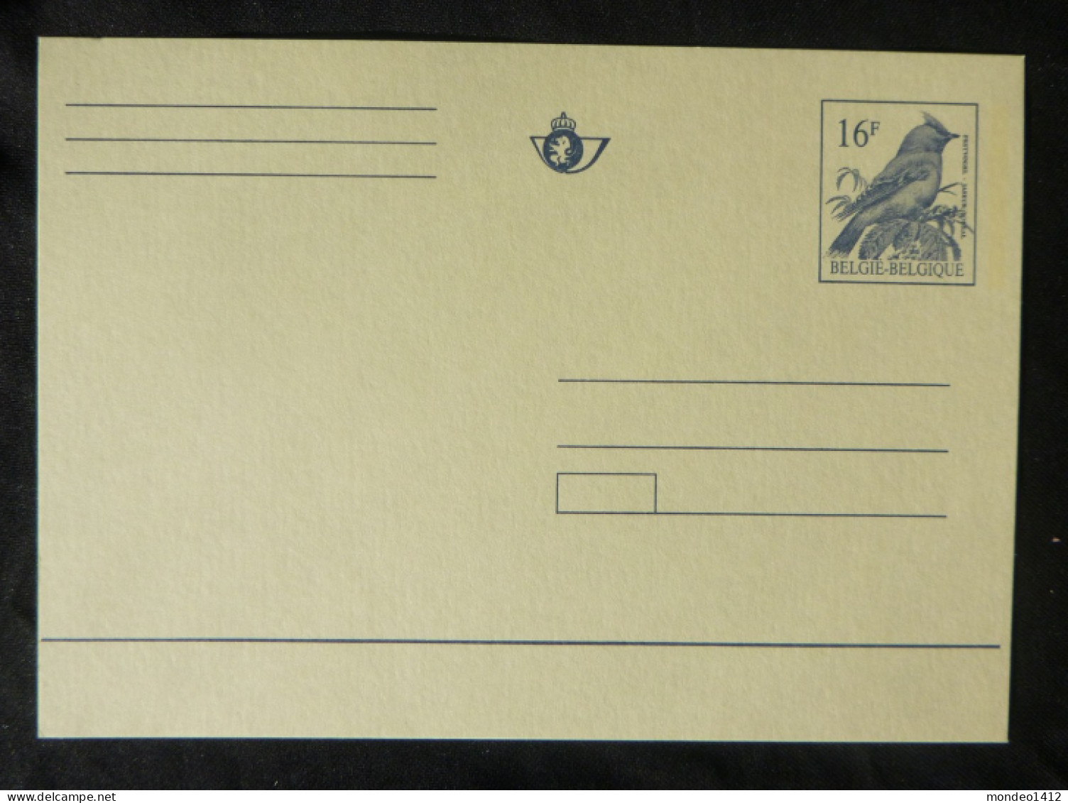 1994 - Briefkaart / Carte Entier Postal - Buzin Pestvogel - Ongebruikt - Postkarten 1951-..