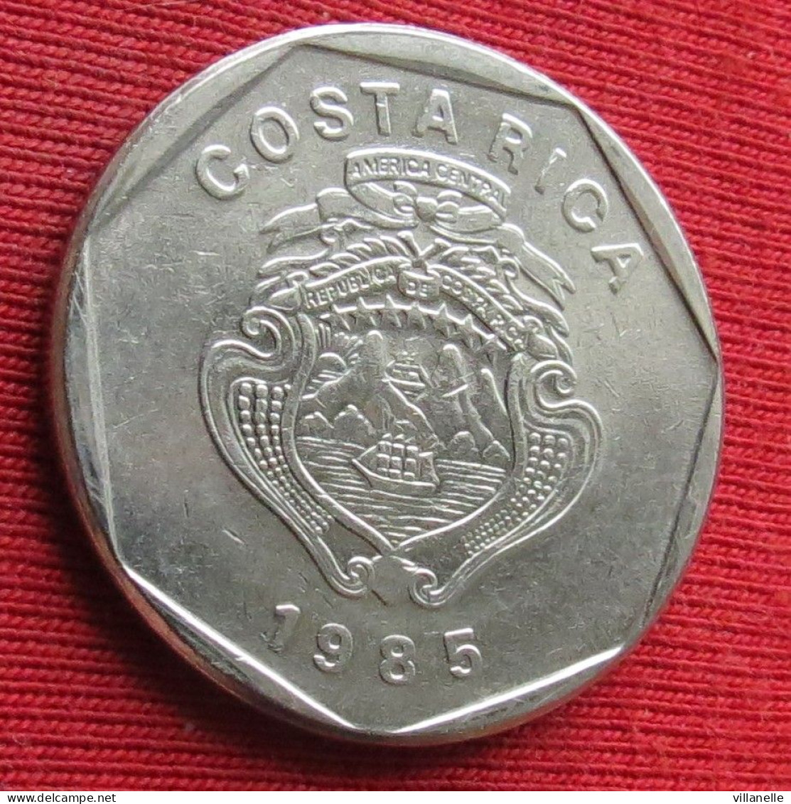 Costa Rica 5 Colones 1985 KM# 214.2 Lt 1401 *VT - Costa Rica