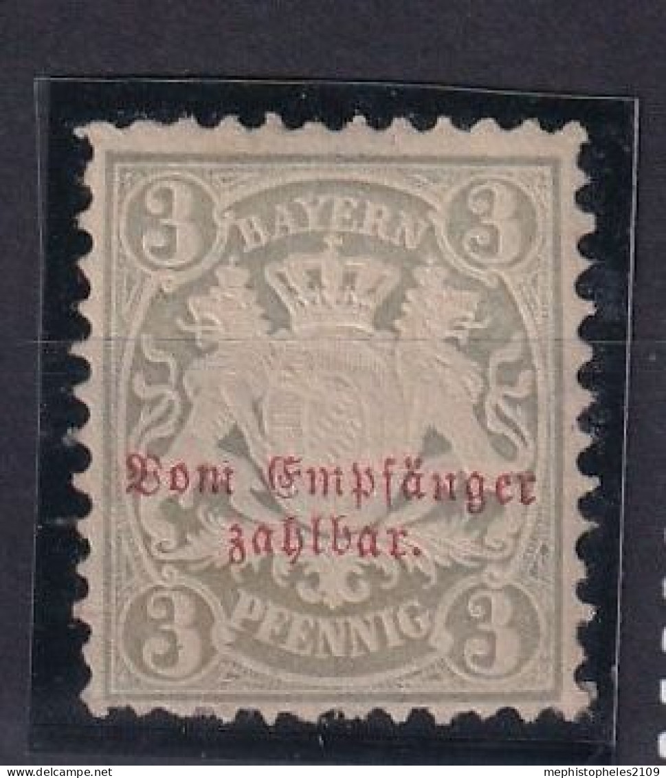 BAYERN 1876 - MLH - Mi 4 - Porto - Postfris