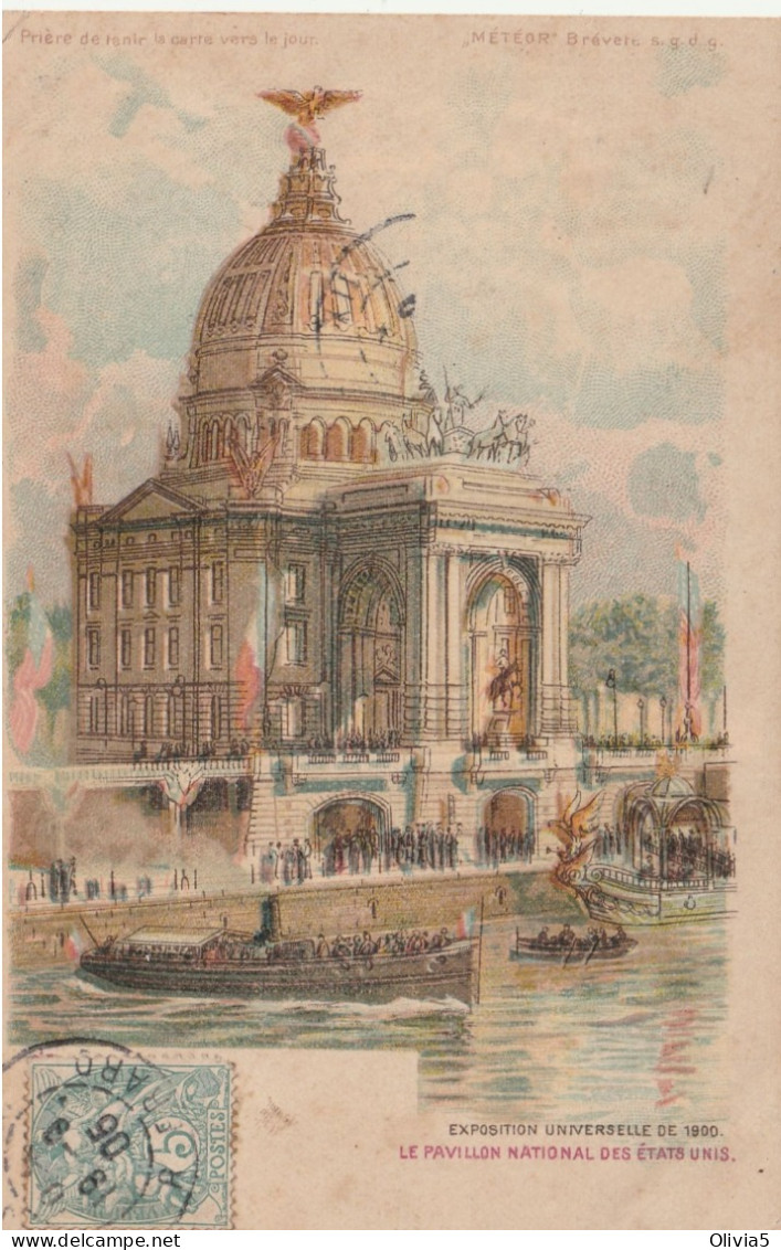 PARIS - EXPOSITION UNIVERSELLE DE 1900 - Contre La Lumière
