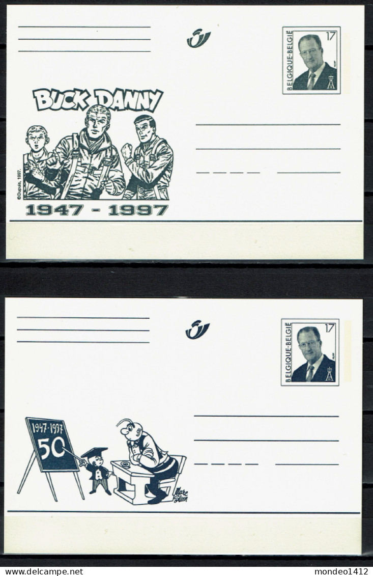 1997 - Briefkaarten / Cartes Entier Postaux - Buck Danny, Nero - Comics, Strips, Cartoon, BD  - ** Ongebruikt - Tarjetas 1951-..