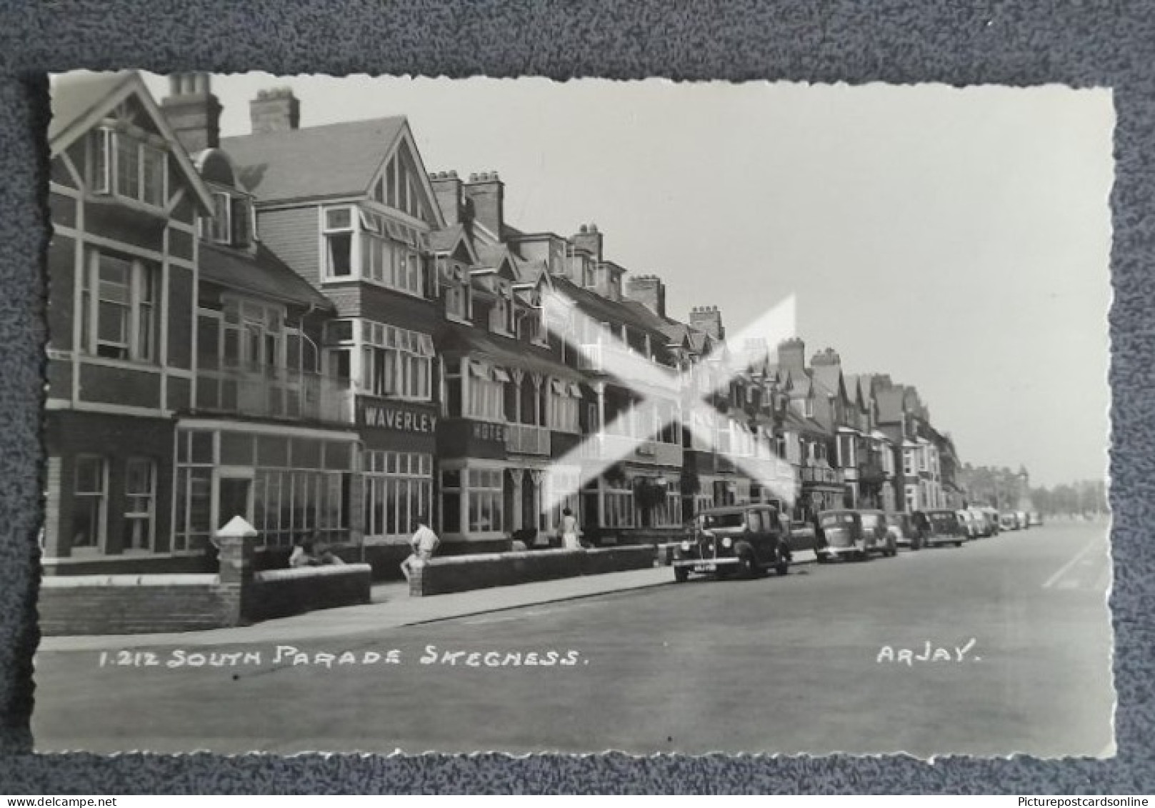 SOUTH PARADE SKEGNESS OLD R/P POSTCARD LINCOLNSHIRE - Andere & Zonder Classificatie