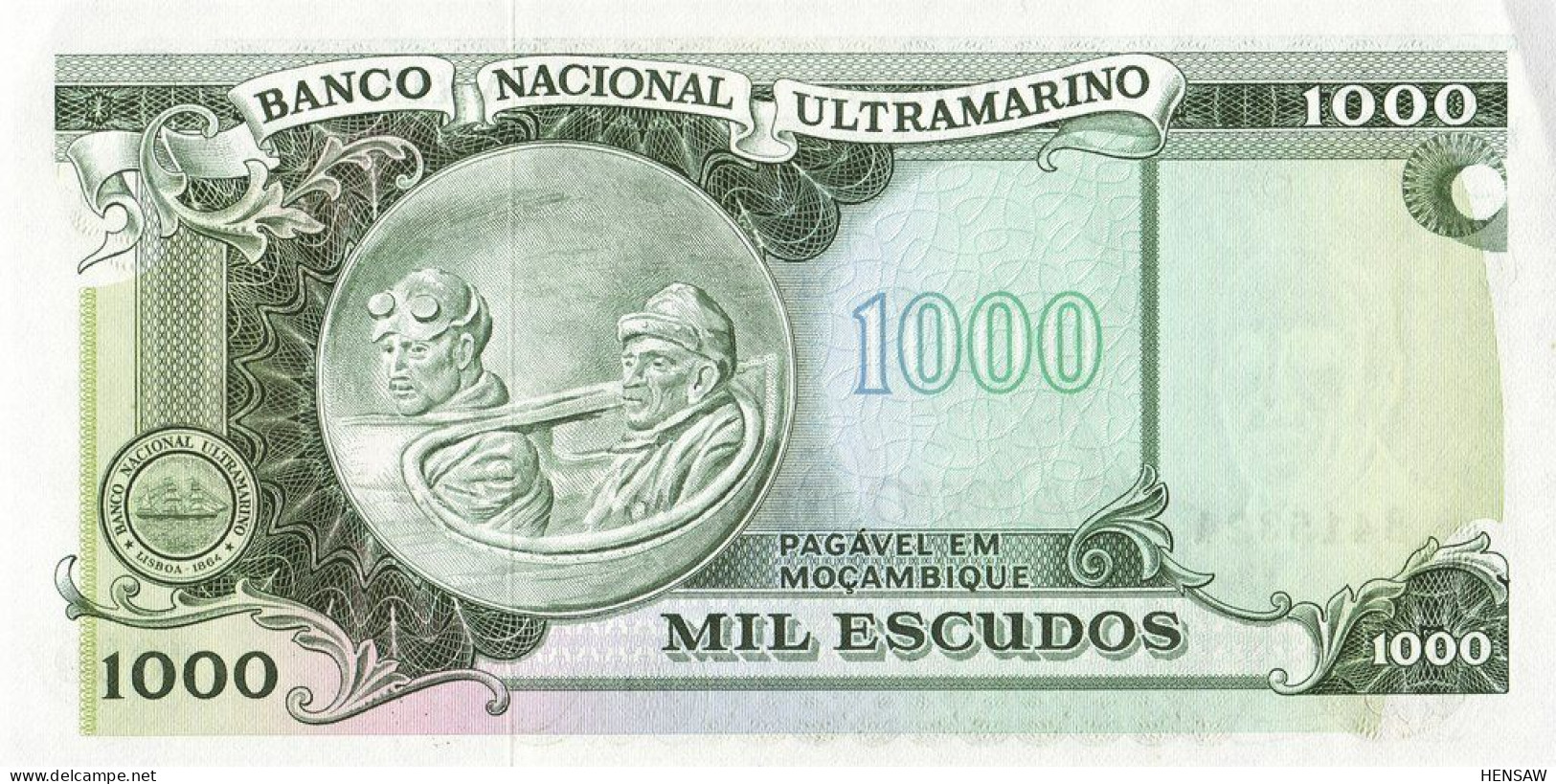 MOZAMBIQUE 1000 ESCUDOS P 119 UNC SC NUEVO - Mozambique