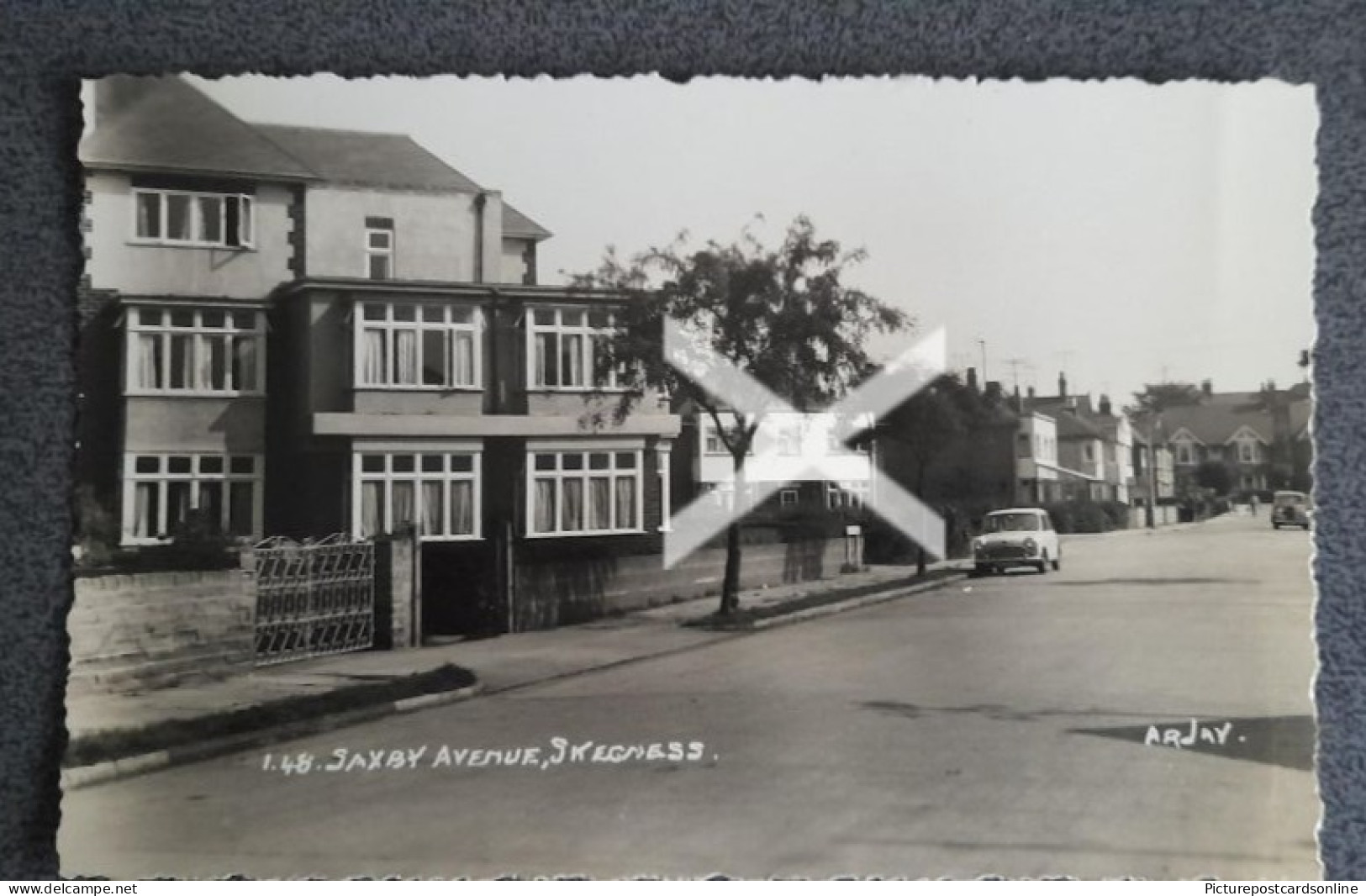 SAXBY AVENUE SKEGNESS OLD R/P POSTCARD LINCOLNSHIRE - Sonstige & Ohne Zuordnung