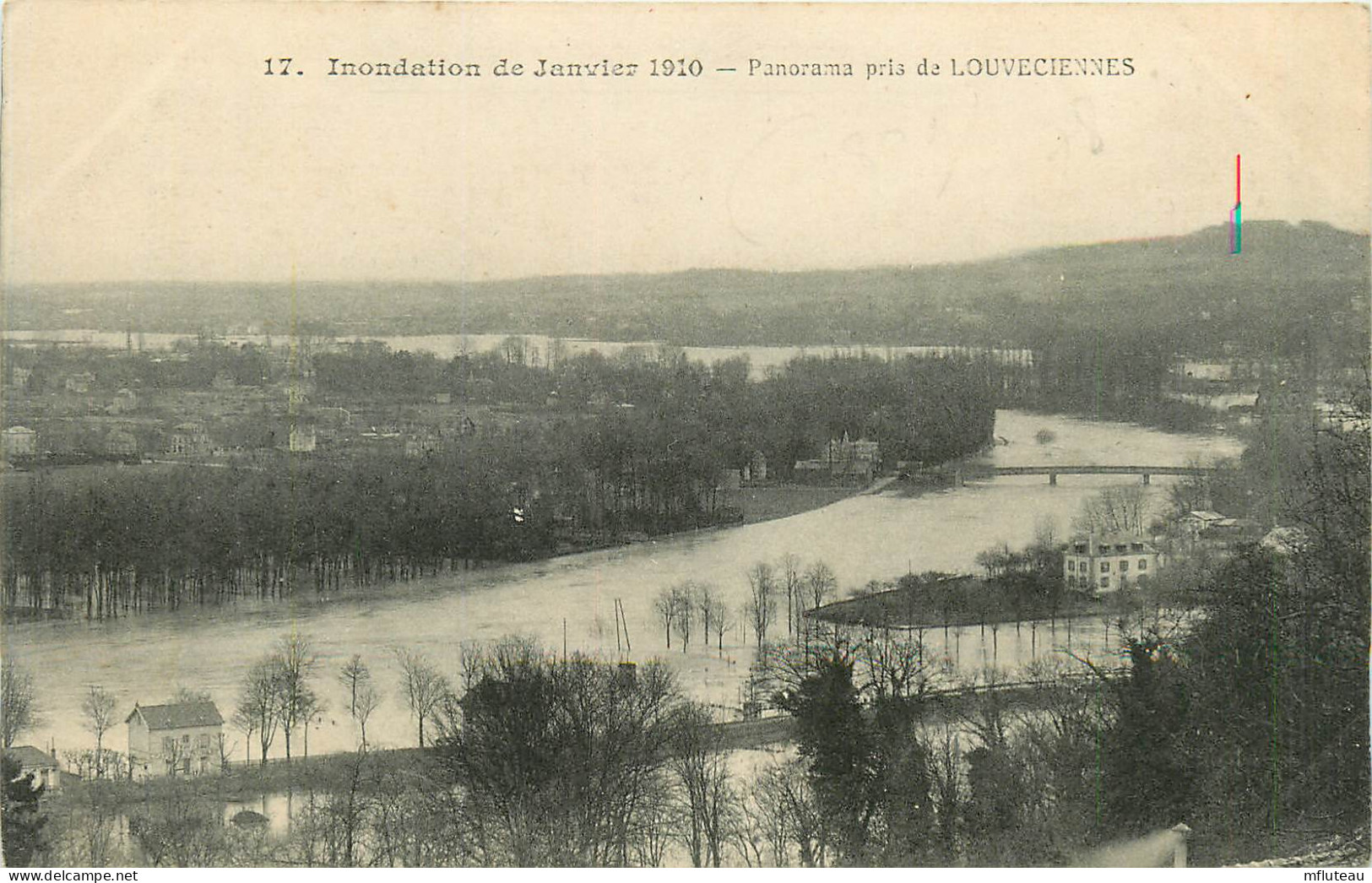 78* LOUVECIENNES Crue 1910  Vue Generale        RL09.0368 - Louveciennes