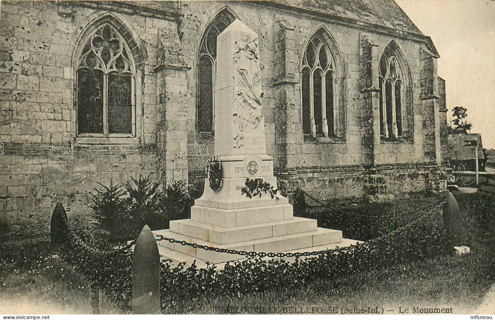 76* ALLOUVILLE BELLEFOSSE Monument Aux Morts     RL12.1074 - Allouville-Bellefosse