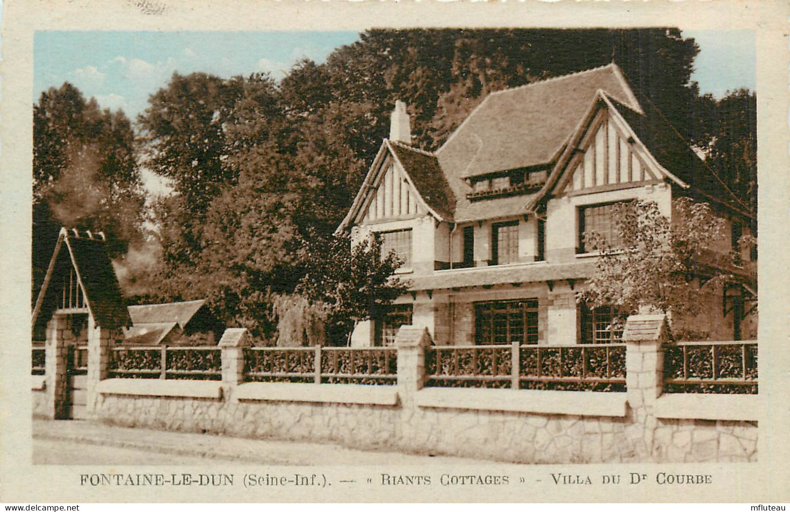 76* FONTAINE LE DUN Villa Du Docteur Courbe    RL12.1021 - Fontaine Le Dun