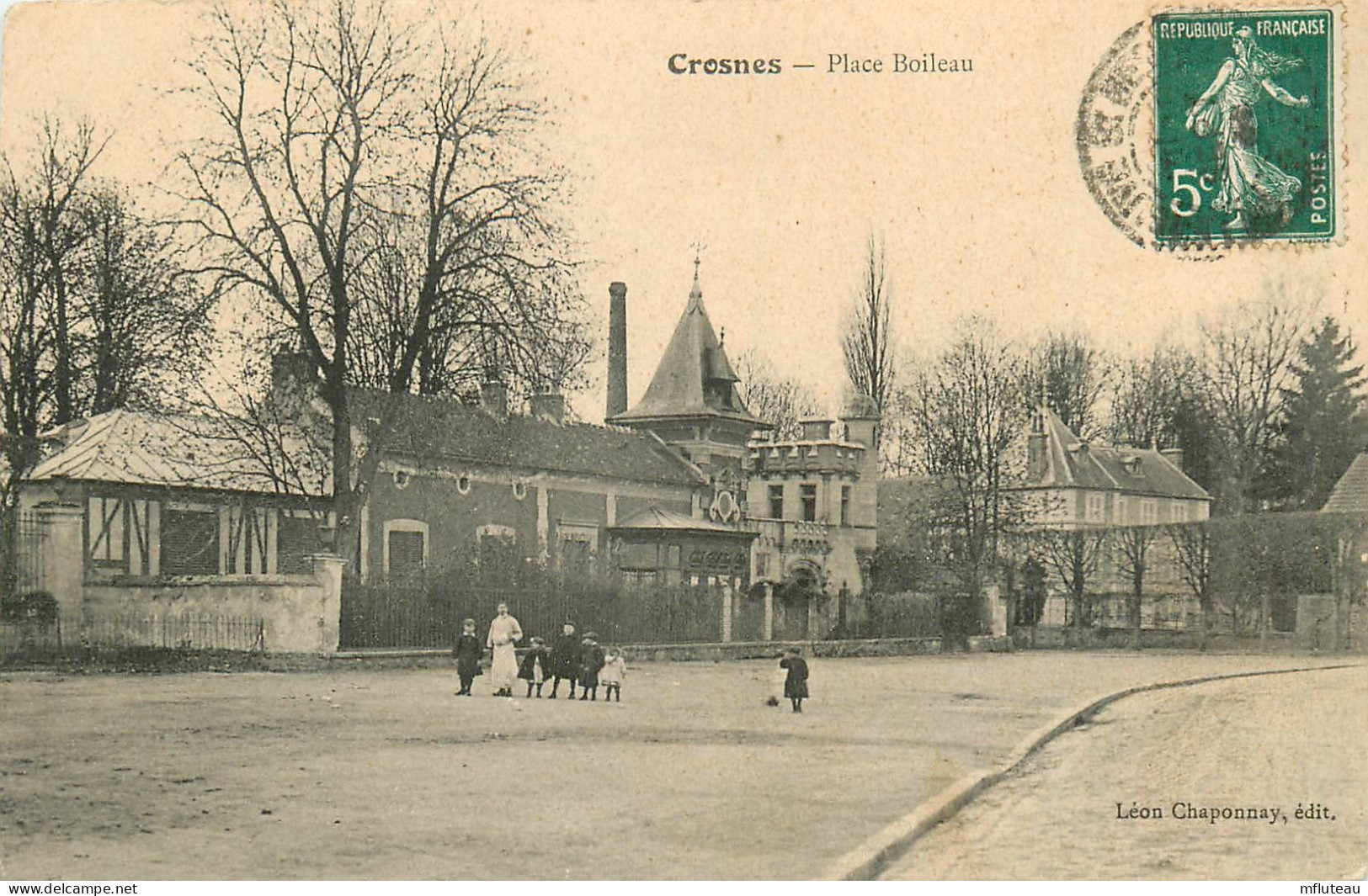 91* CROSNES  Place Boileau      RL13.0790 - Crosnes (Crosne)