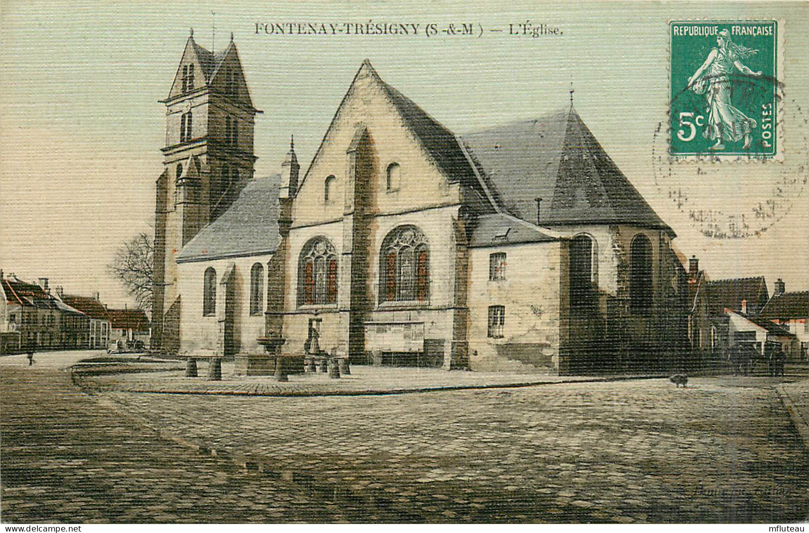 77* FONTYENAY TRESIGNY  L Eglise        RL27,1630 - Fontenay Tresigny