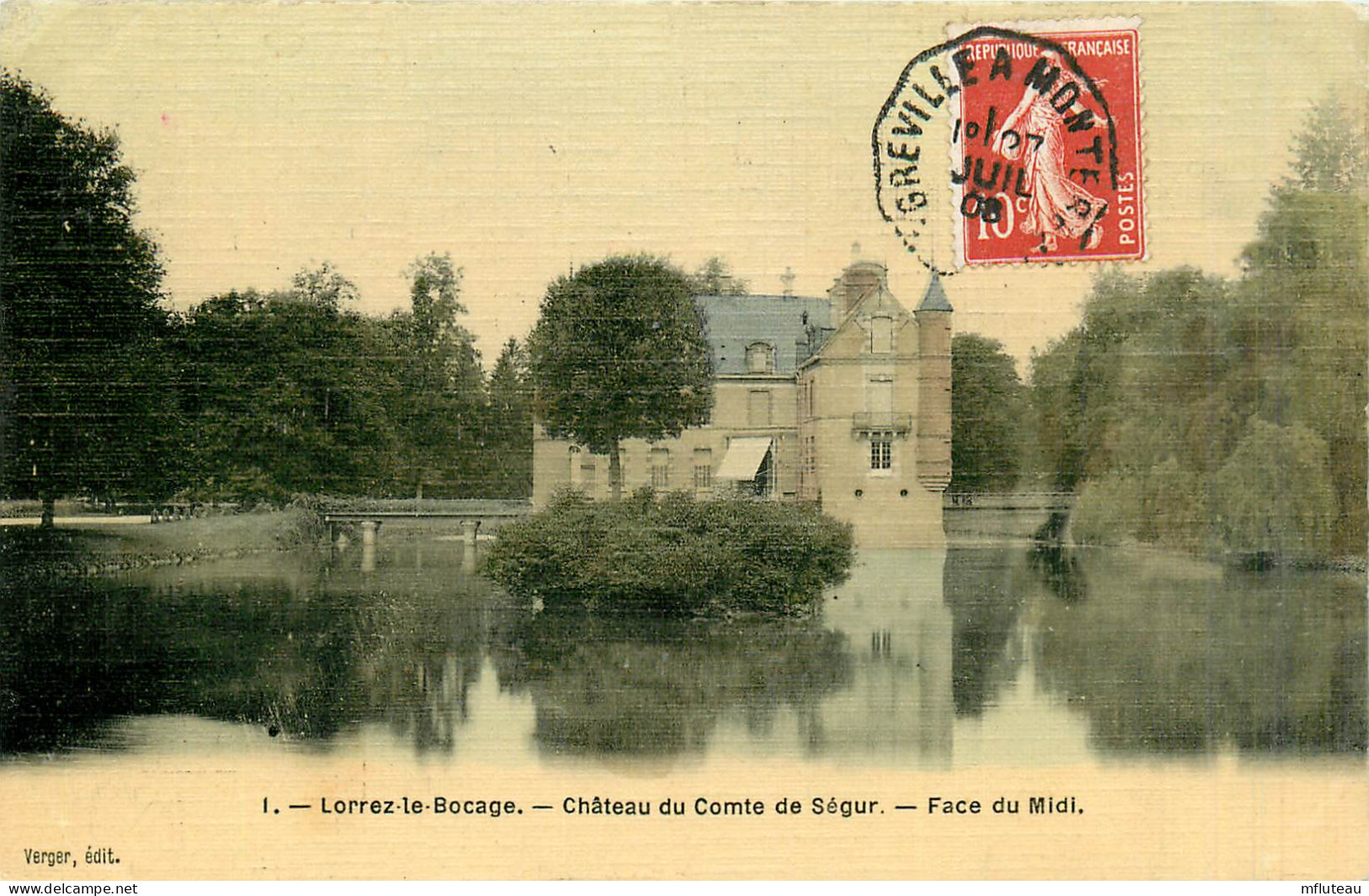 77* LORREZ LE BOCAGE  Chateau Du Comte De Segur        RL27,1583 - Lorrez Le Bocage Preaux