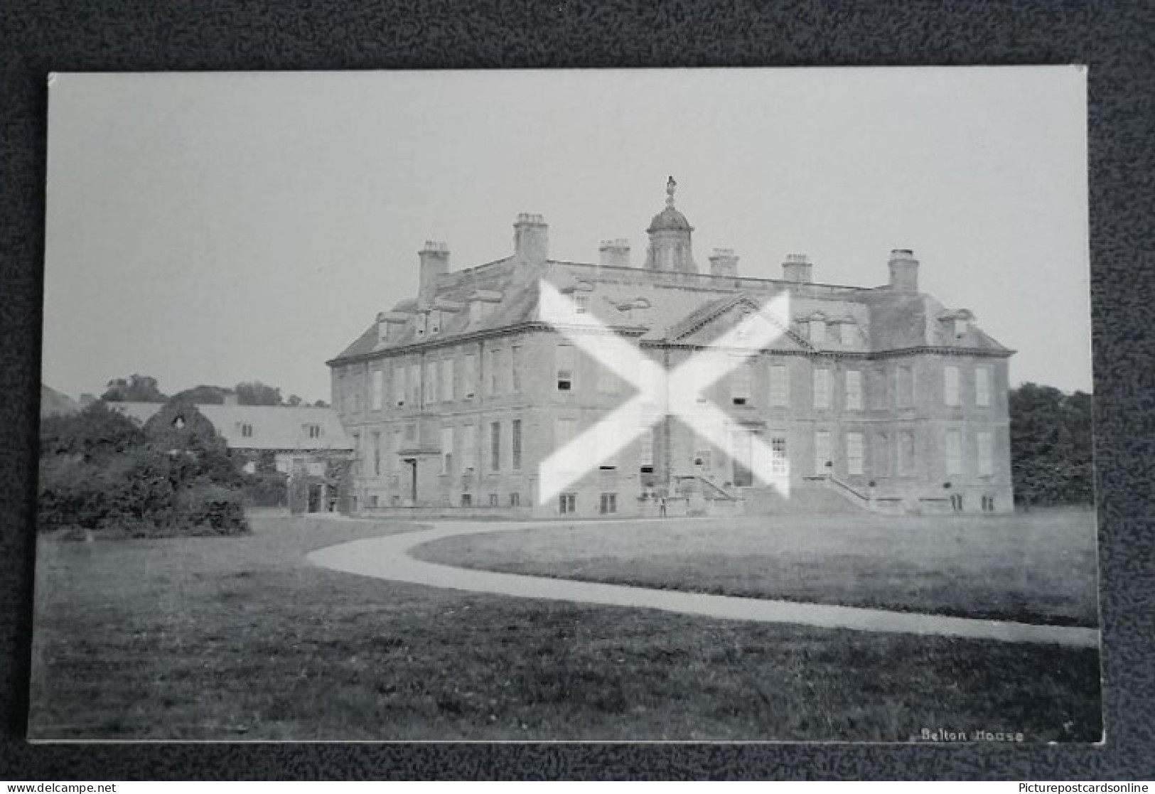 BOLTON HOUSE OLD B/W POSTCARD LINCOLNSHIRE - Sonstige & Ohne Zuordnung