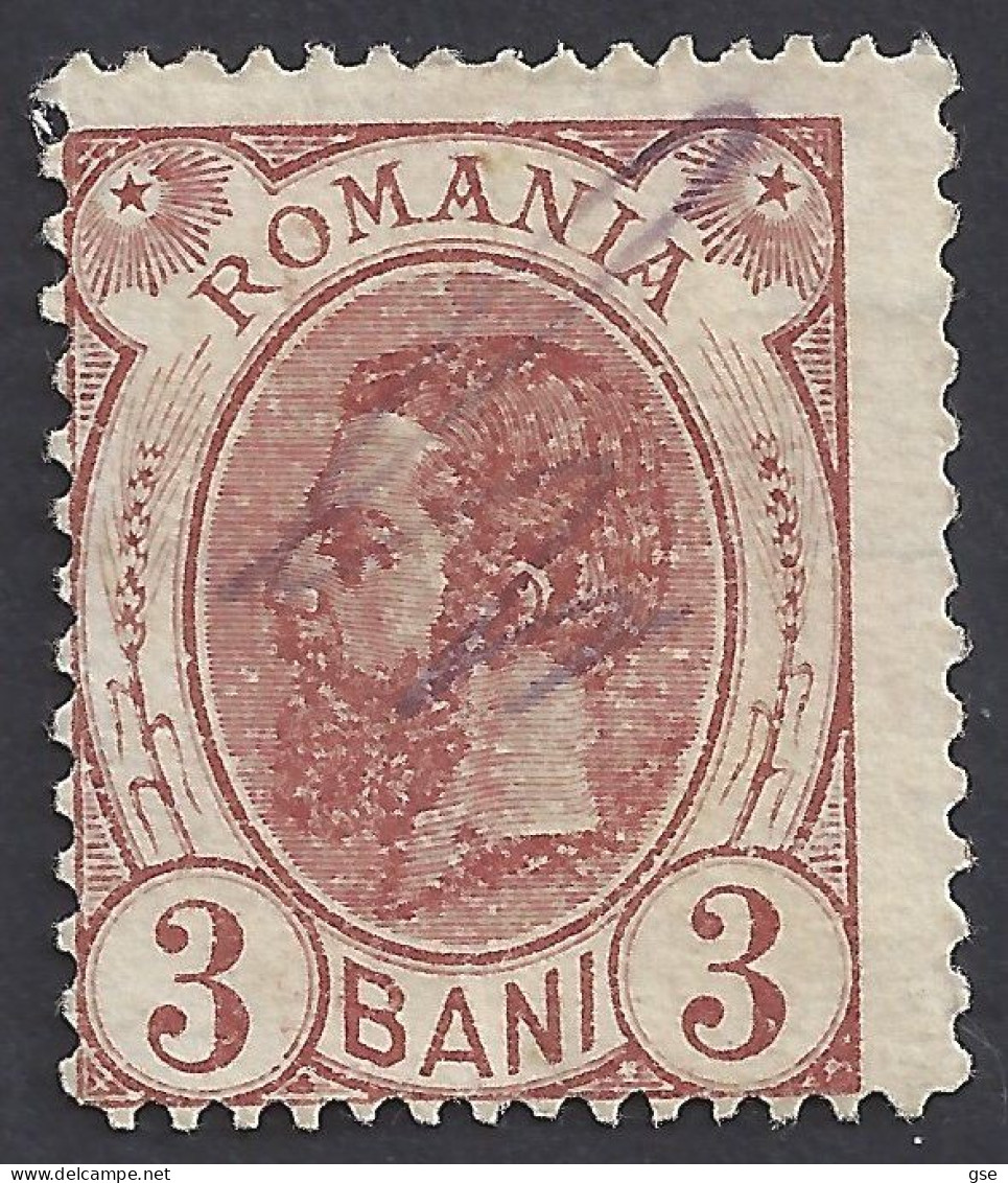 ROMANIA 1893 - Yvert 101° - Carol I | - Usado