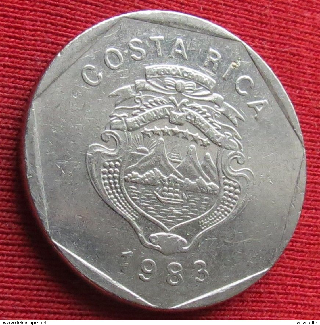 Costa Rica 5 Colones 1983 KM# 214.1 Lt 1597 *VT - Costa Rica